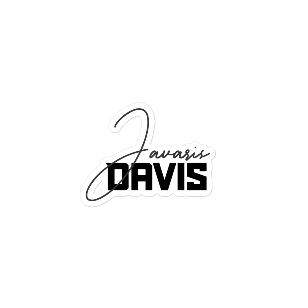 Javaris Davis "Signature" sticker - Fan Arch