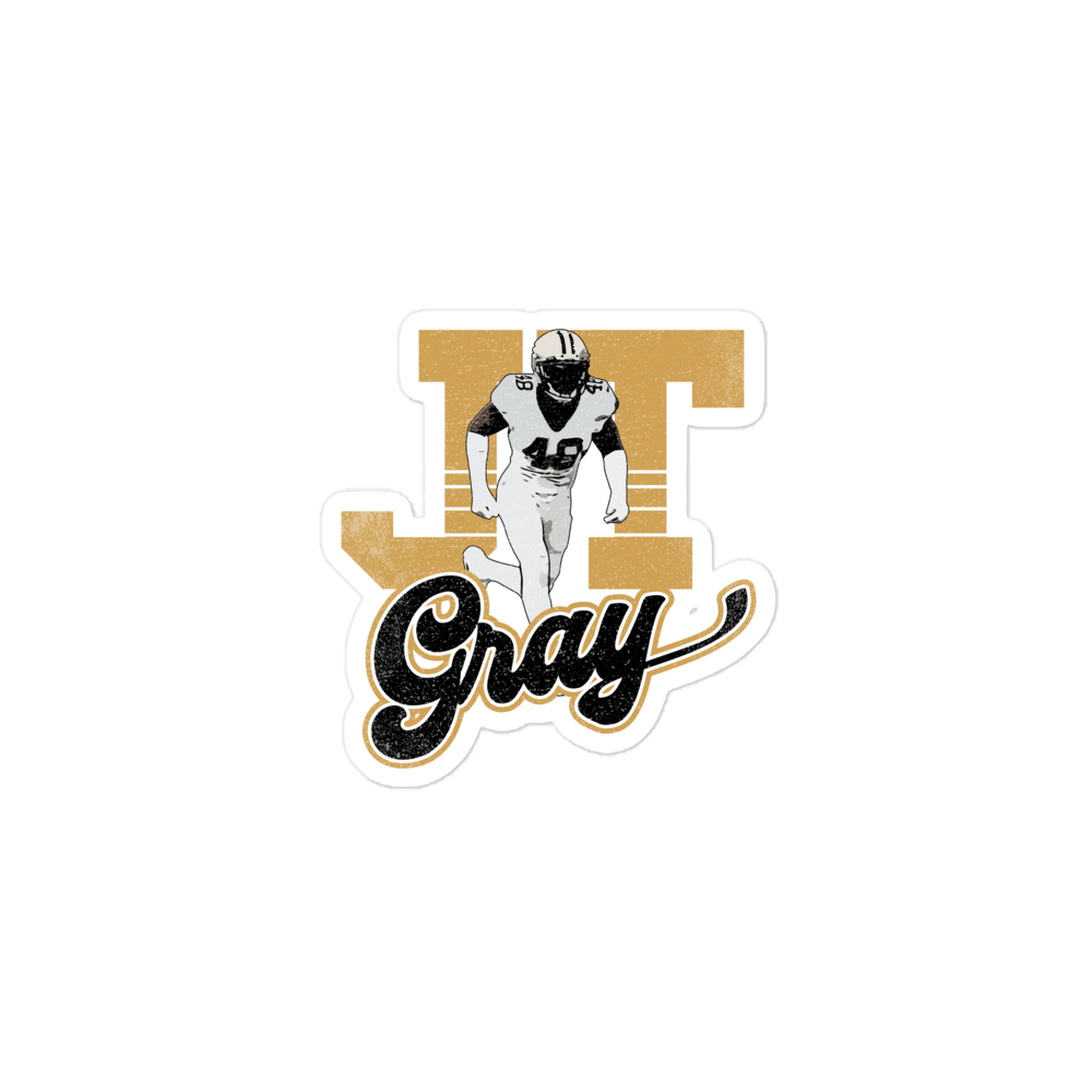 Jt Gray "Throwback" sticker - Fan Arch