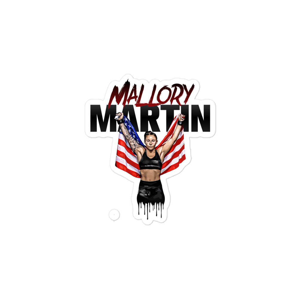 Mallory Martin "Fight night" sticker - Fan Arch