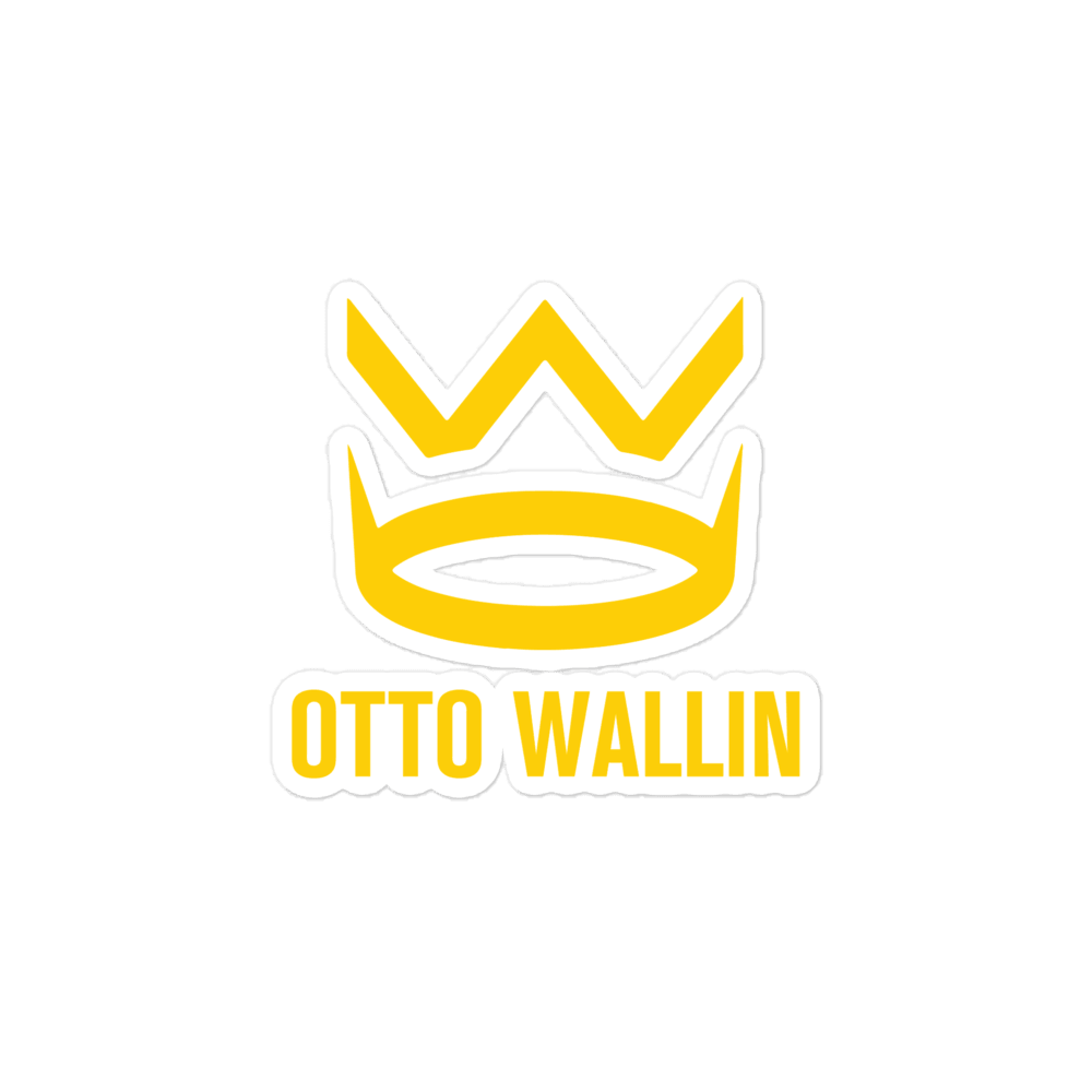 Otto Wallin " King " sticker - Fan Arch