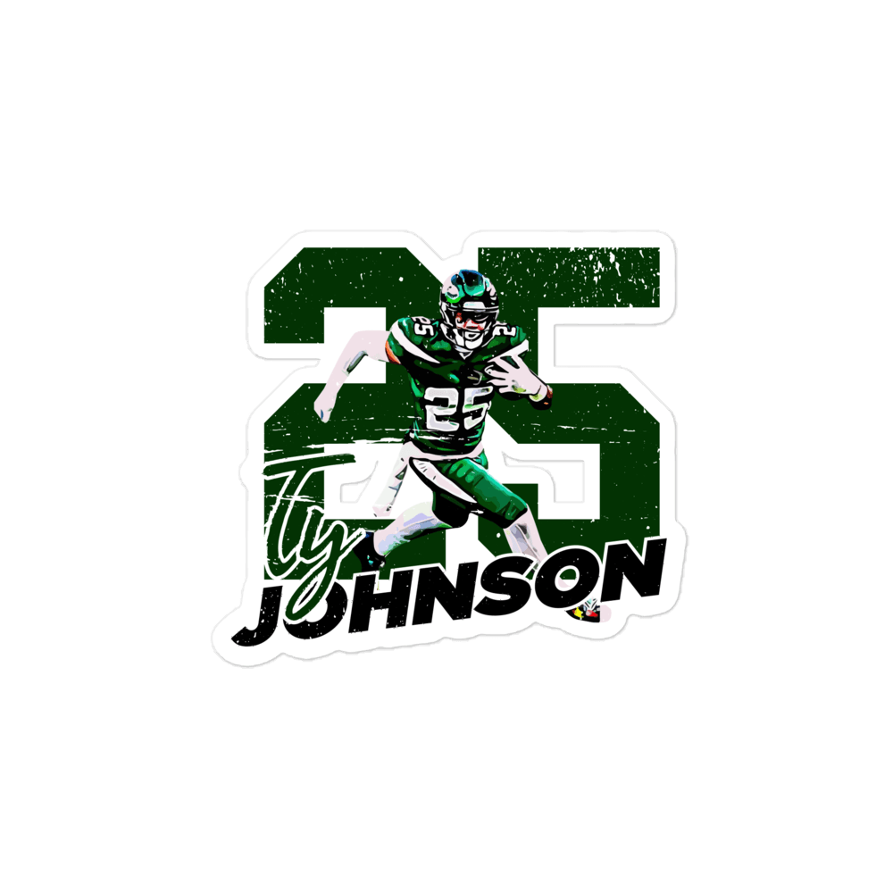 Ty Johnson "Gameday" sticker - Fan Arch