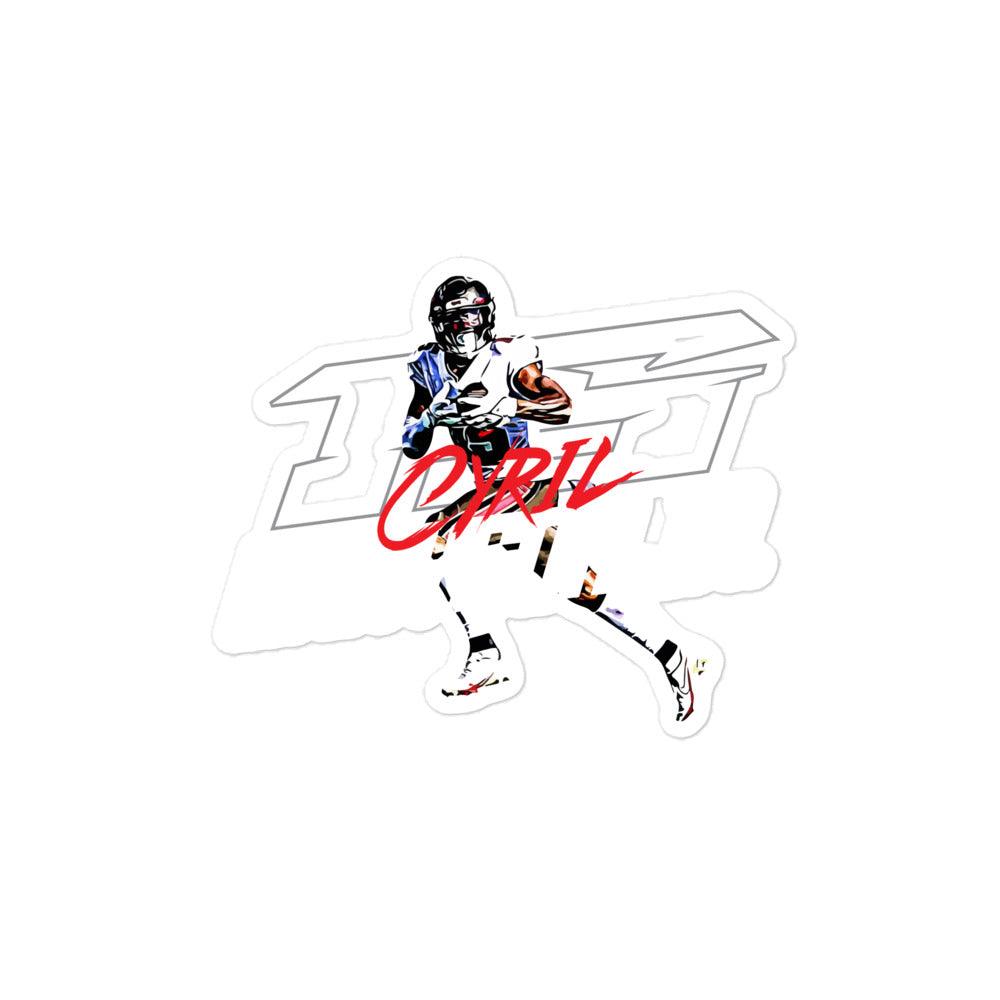 Cyril Grayson "Gameday" sticker - Fan Arch