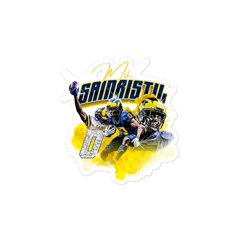 Mike Sainristil "Limited Edition" Sticker - Fan Arch