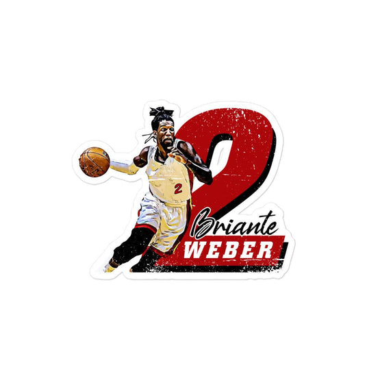 Brianté Weber "Gameday" sticker - Fan Arch