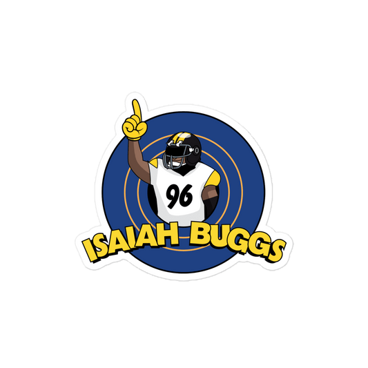 Isaiah Buggs "Buggs Bunny" sticker - Fan Arch