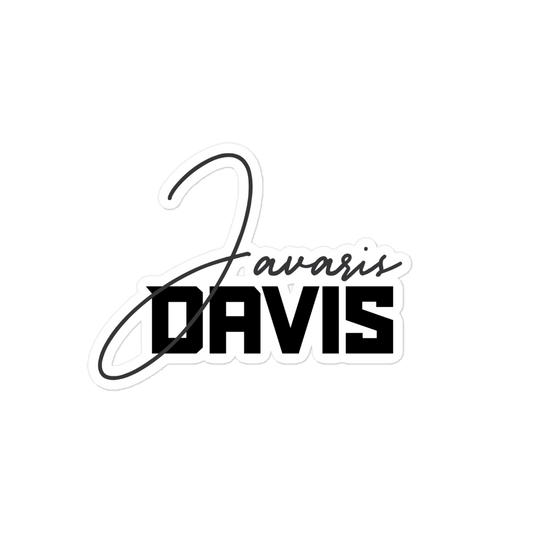 Javaris Davis "Signature" sticker - Fan Arch