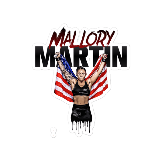 Mallory Martin "Fight night" sticker - Fan Arch