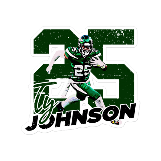 Ty Johnson "Gameday" sticker - Fan Arch