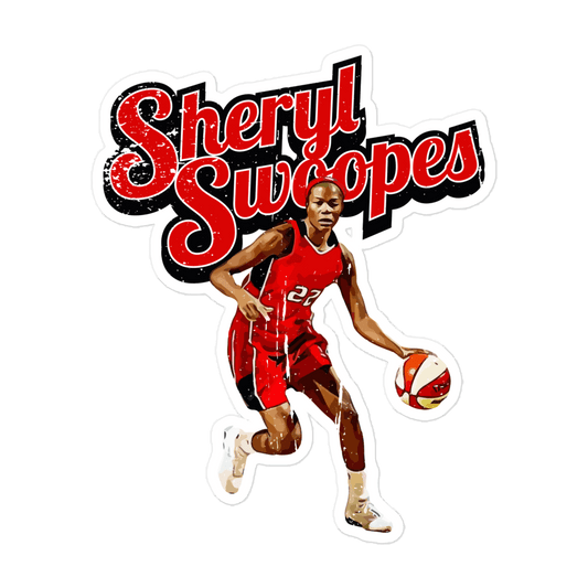 Sheryl Swoopes "Throwback" sticker - Fan Arch