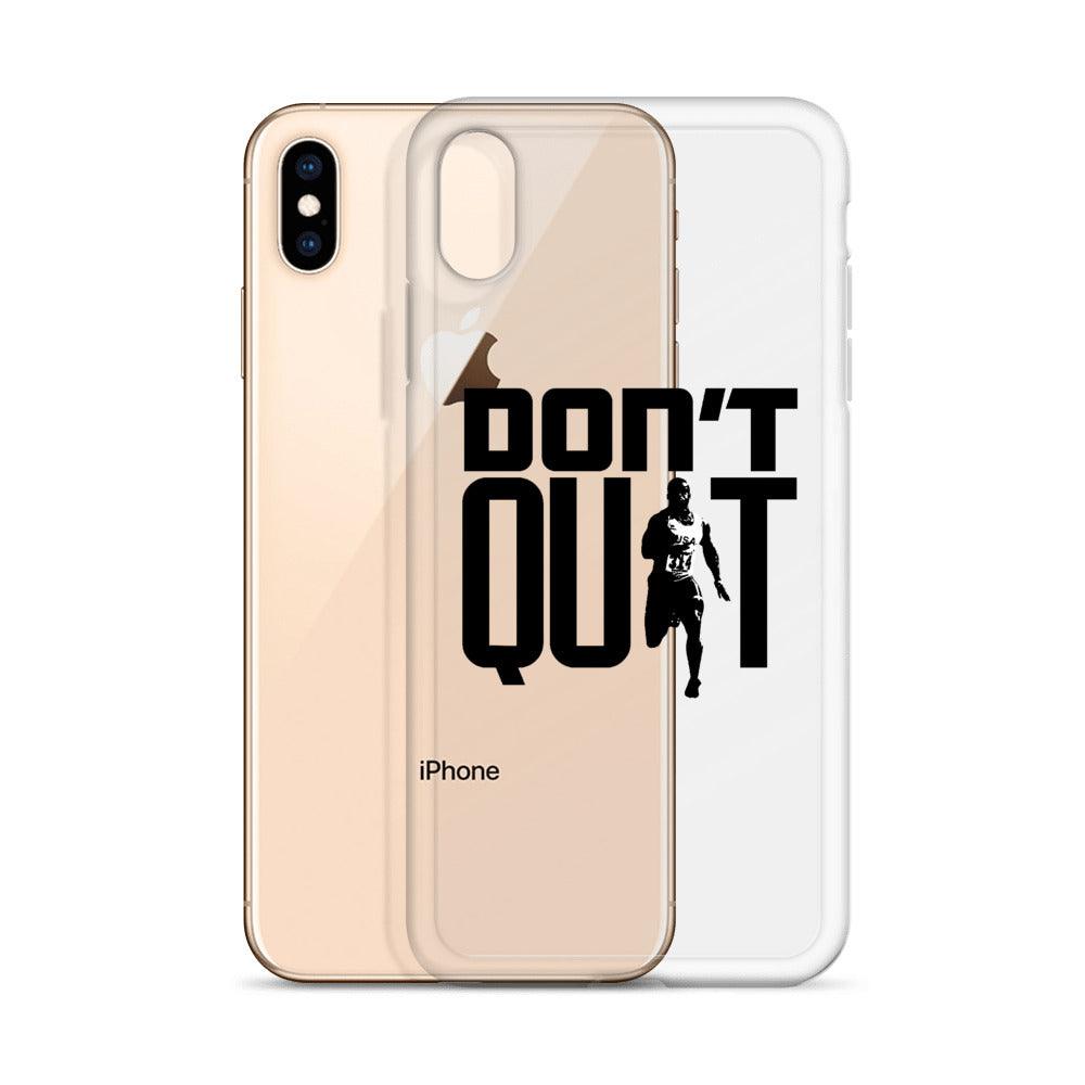 Coby Miller "Don't Quit" iPhone Case - Fan Arch