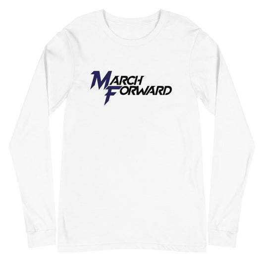 Justin March "March Forward" Long Sleeve T-Shirt - Fan Arch