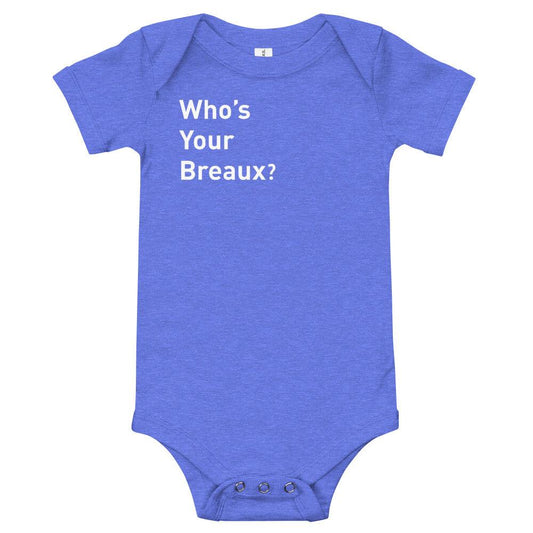 Delvin Breaux Sr. "Who's Your Breaux?" Baby Outfit - Fan Arch