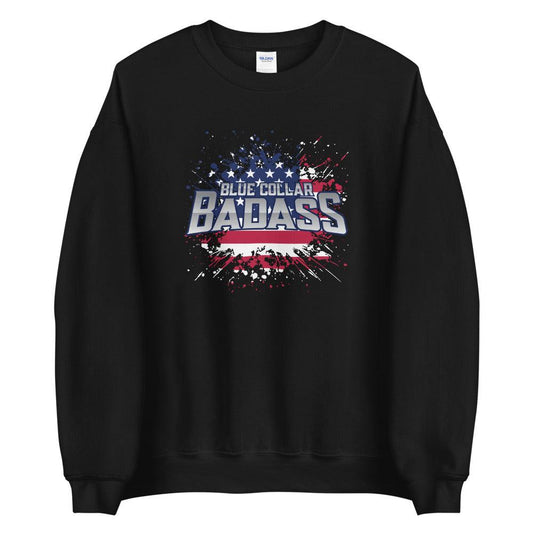 Clay Guida "Blue Collar Badass" Sweatshirt - Fan Arch