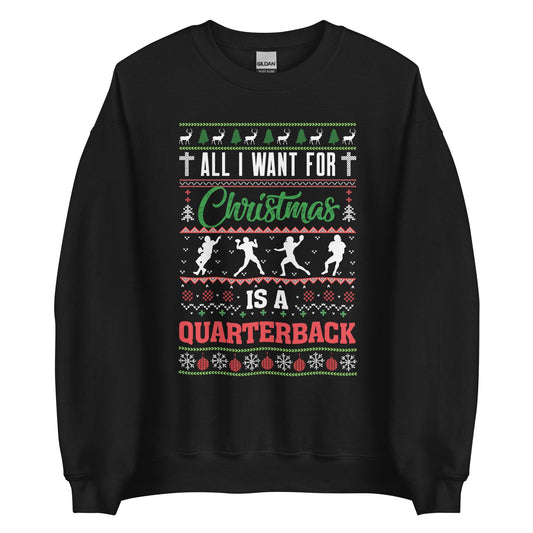 Ugly Holiday Sweaters “No Quarterback” - Fan Arch