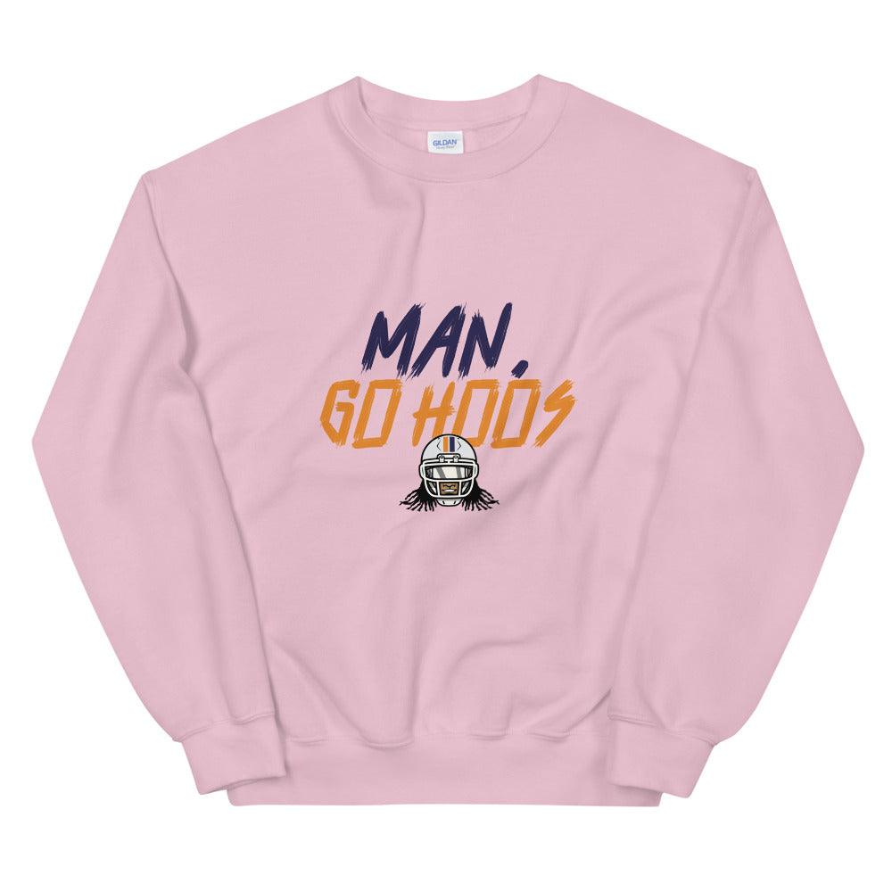 Bryce Perkins "Man, Go Hoos" Sweatshirt - Fan Arch