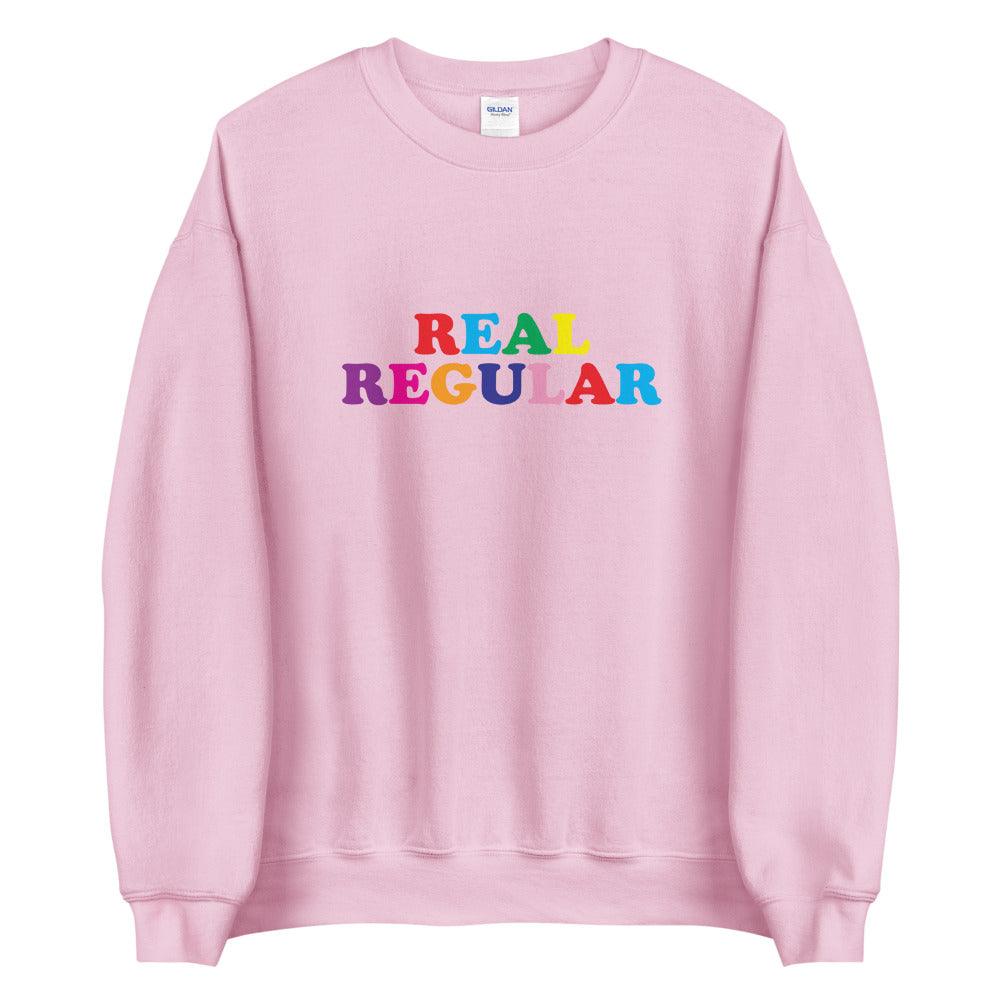 Traeshon Holden "Real Regular" Sweatshirt - Fan Arch