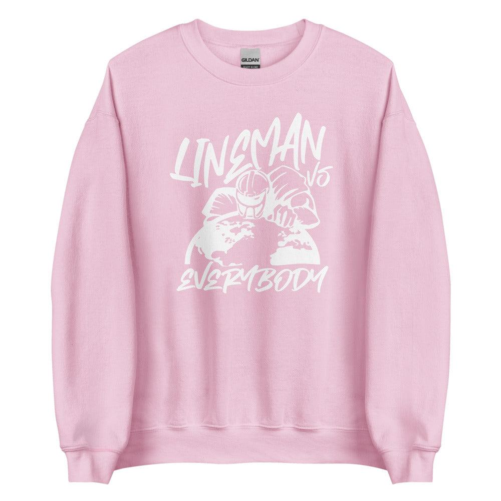 Leon Searcy "Lineman Vs. Everybody" Sweatshirt - Fan Arch