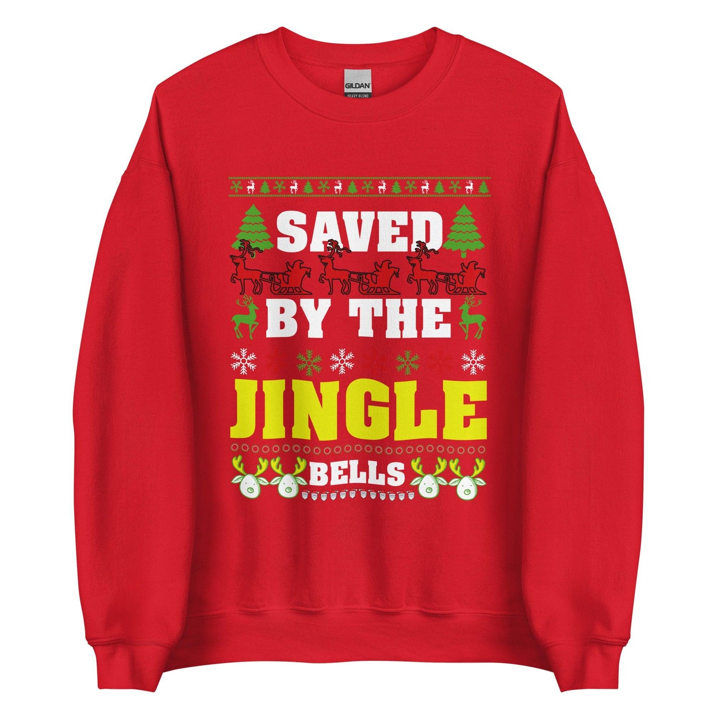 Ugly Holiday Sweaters“Saved By the Jingle Bells” - Fan Arch