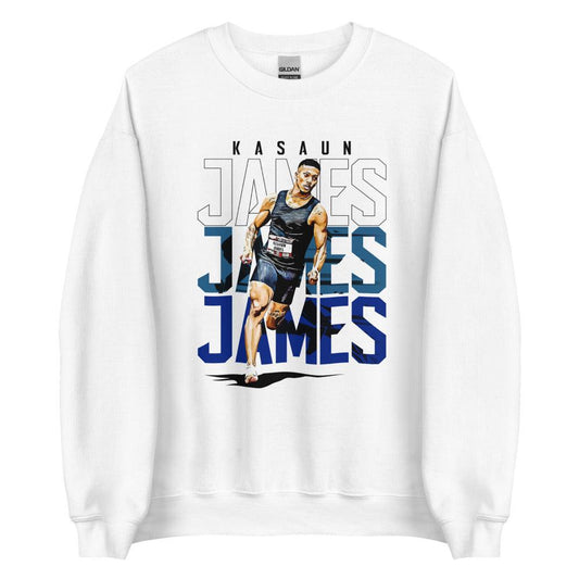 Kasaun James "Race Time" Sweatshirt - Fan Arch