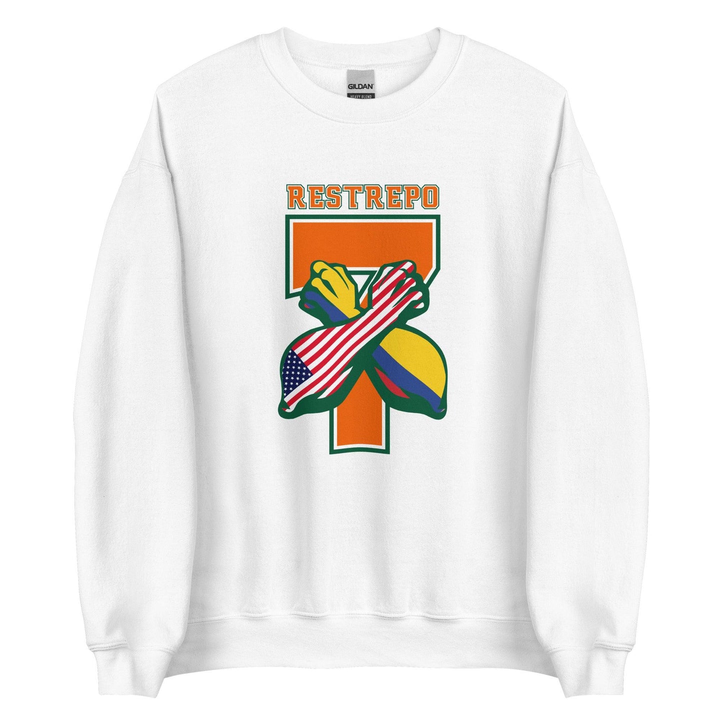 Xavier Restrepo "Represent" Sweatshirt - Fan Arch