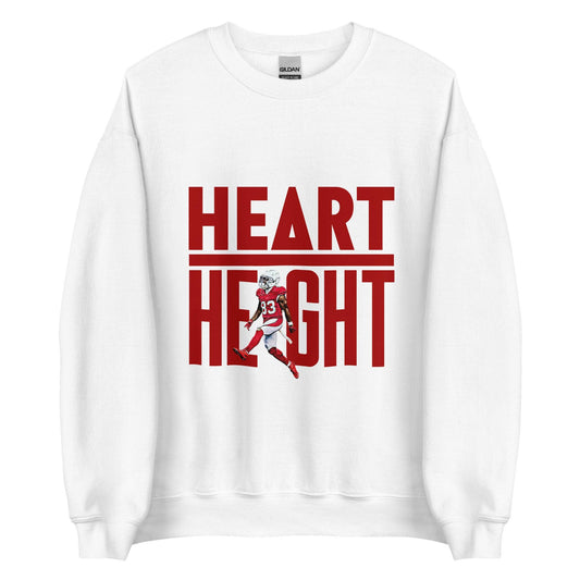 Greg Dortch "Heart Over Height" Sweatshirt - Fan Arch