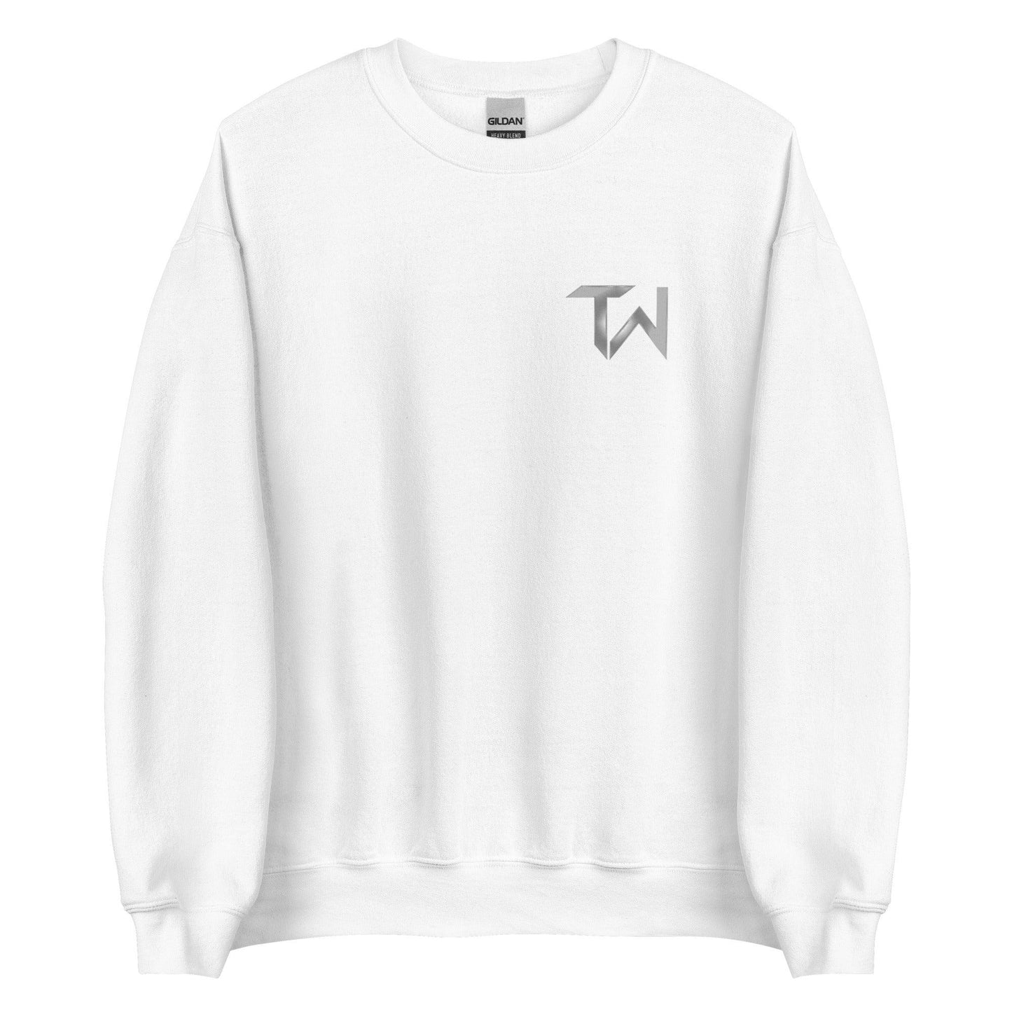 Tre White "TW" Sweatshirt - Fan Arch