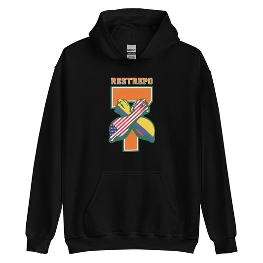 Xavier Restrepo "Represent" Hoodie - Fan Arch