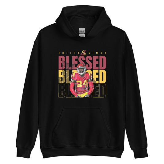 Julien Simon "Blessed" Hoodie - Fan Arch