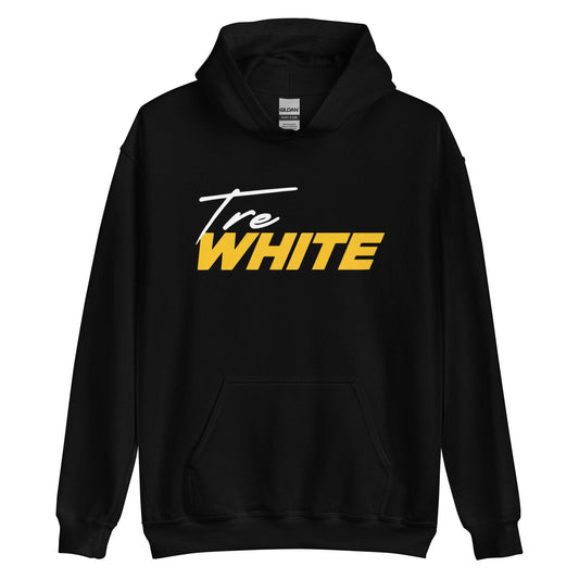 Tre White "Signature" Hoodie - Fan Arch