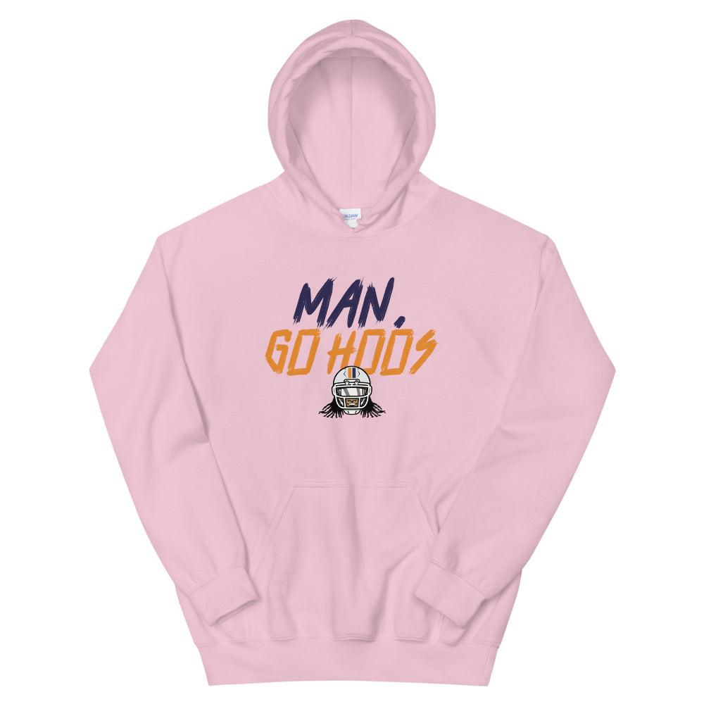 Bryce Perkins "Man, Go Hoos" Hoodie - Fan Arch