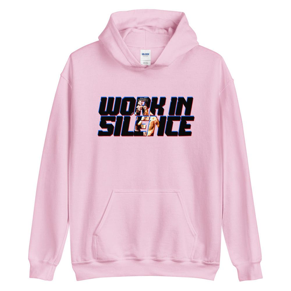 Saidyokub Kakhramonov "Work In Silence" Hoodie - Fan Arch