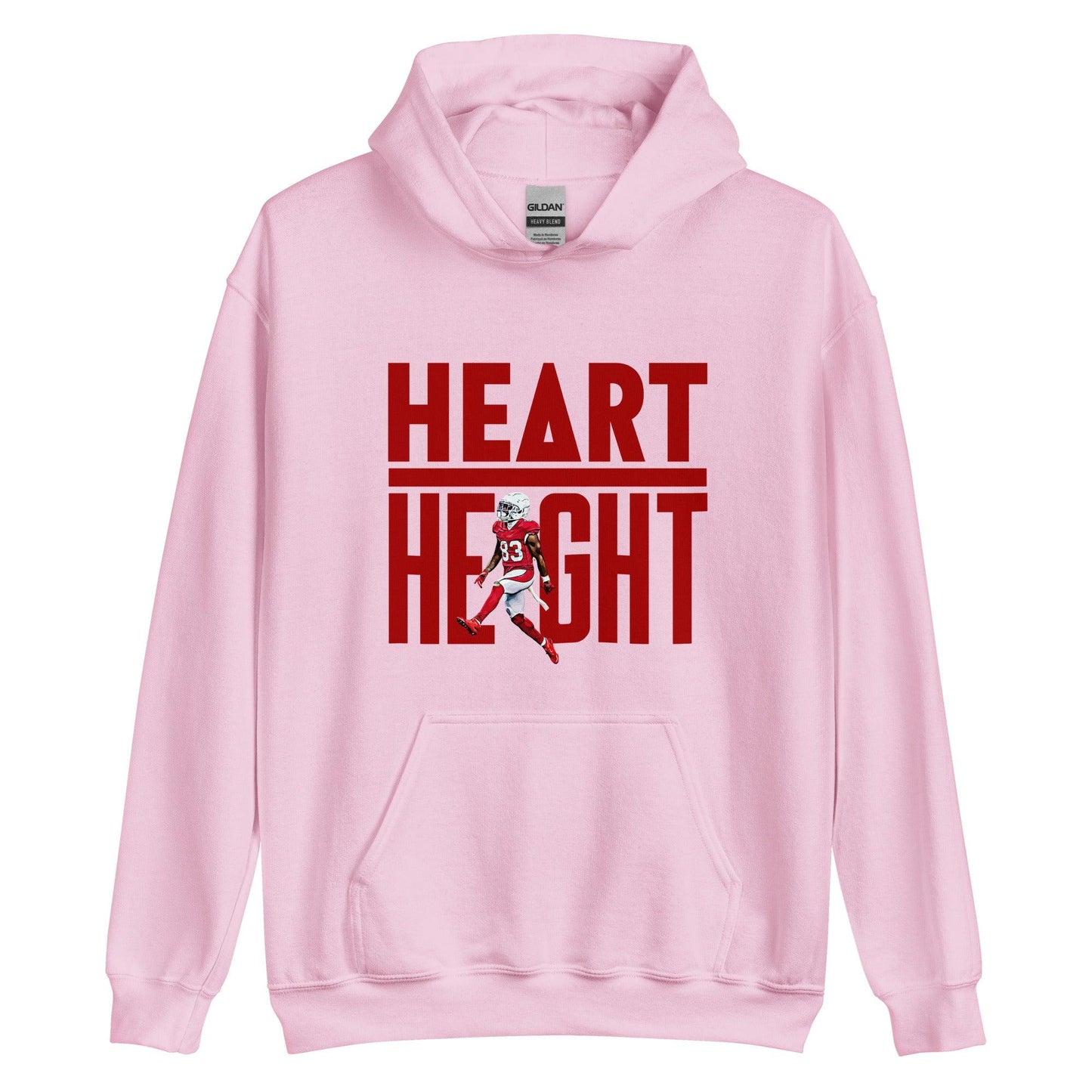 Greg Dortch "Heart Over Height" Hoodie - Fan Arch