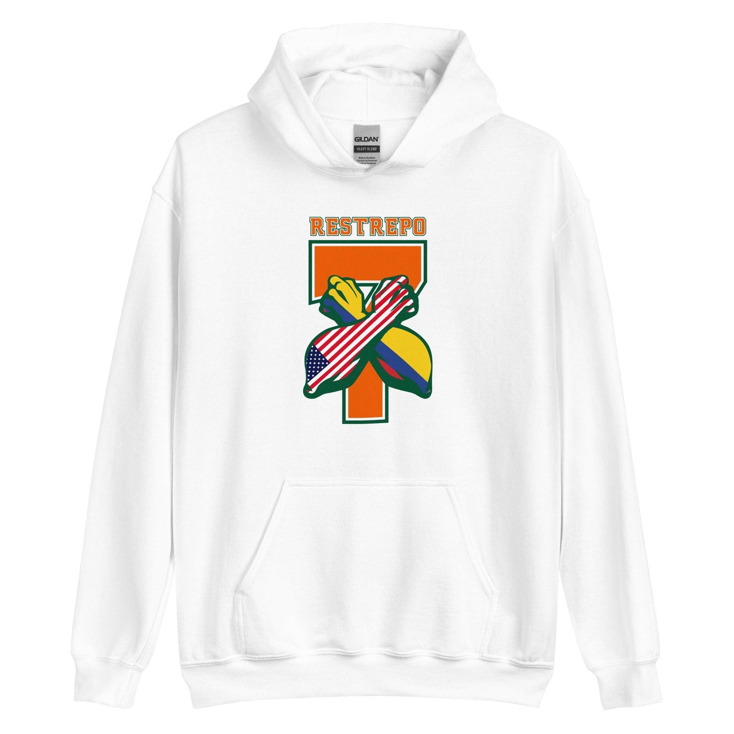 Xavier Restrepo "Represent" Hoodie - Fan Arch