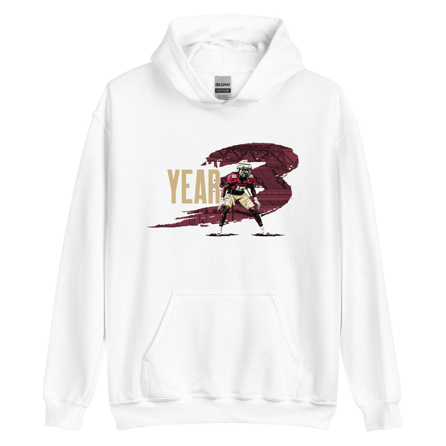 Travis Jay "Year 3" Hoodie - Fan Arch