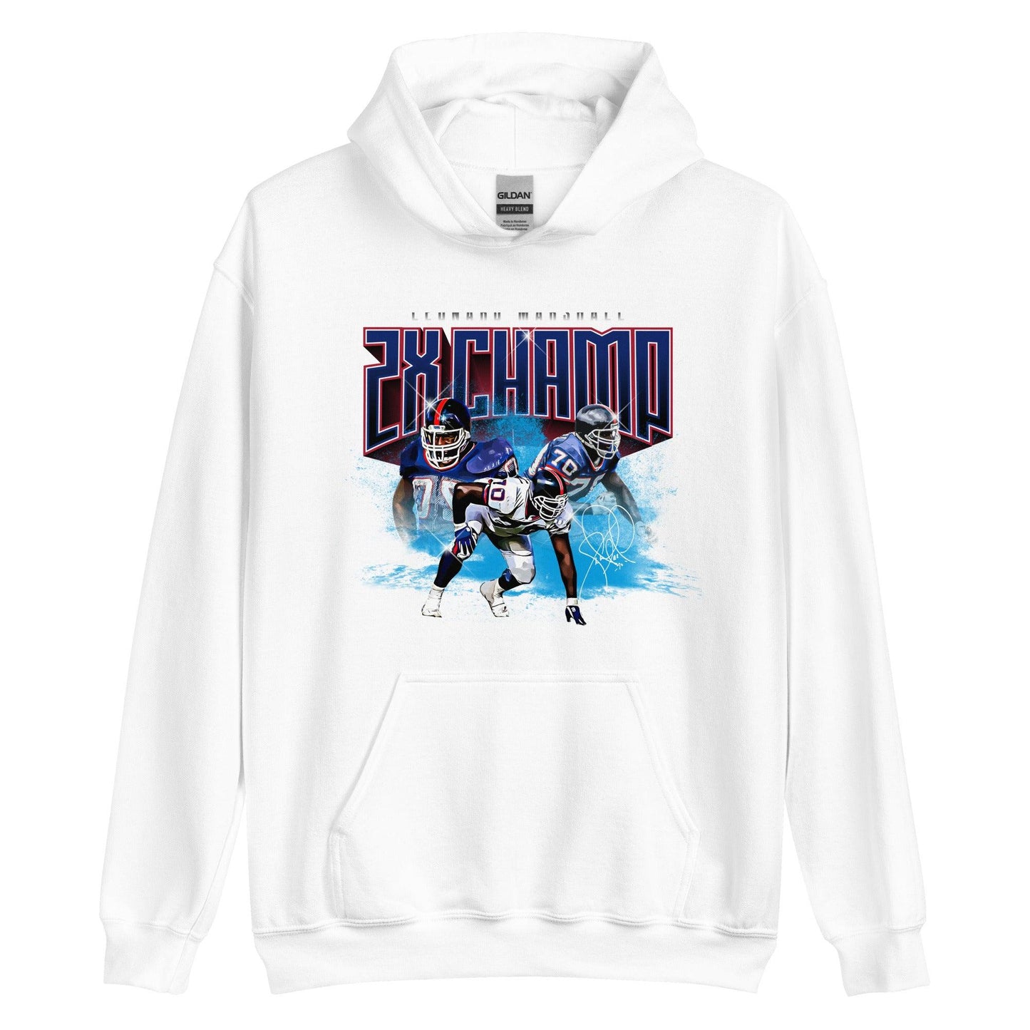 Leonard Marshall "Vintage" Hoodie - Fan Arch