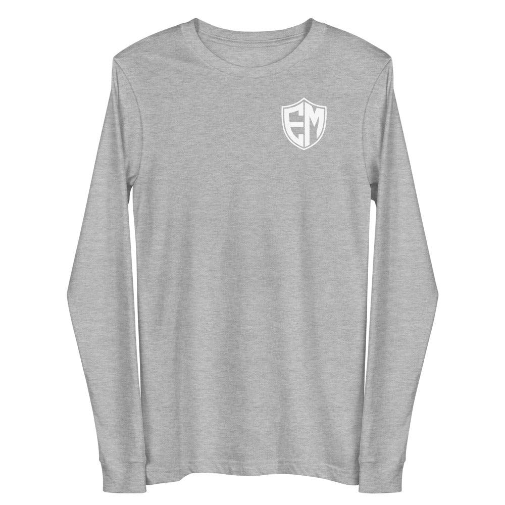 Elijah McGuire "EM" Long Sleeve T-Shirt - Fan Arch