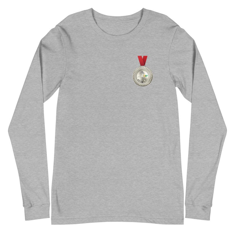 Shericka Williams "Silver Medal" Long Sleeve Tee - Fan Arch