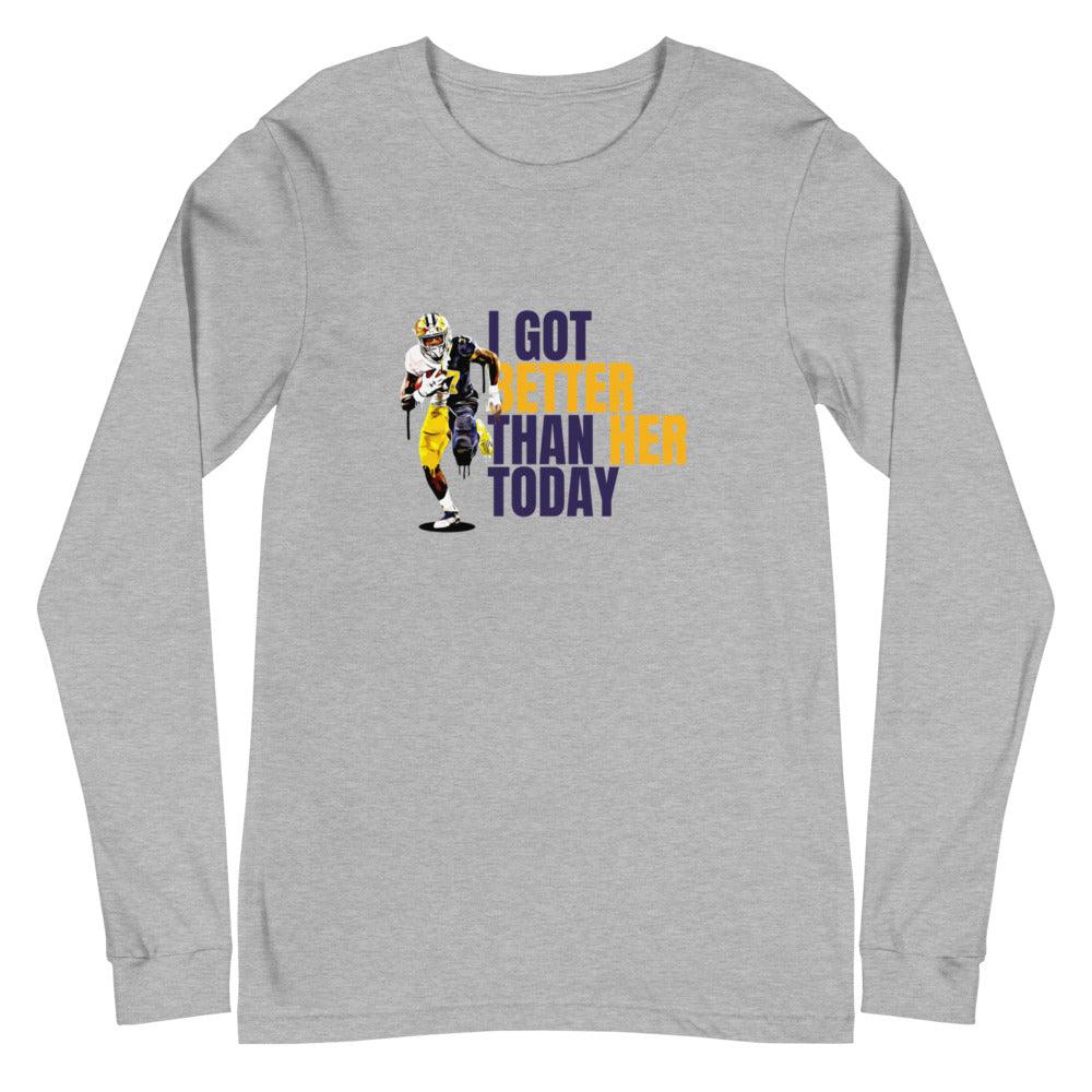 Tony Jones Jr. "IGBT Her" Long Sleeve Tee - Fan Arch