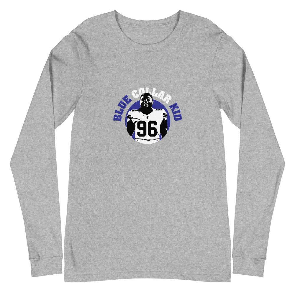Demone Harris "Blue Collar Kid" Long Sleeve Tee - Fan Arch