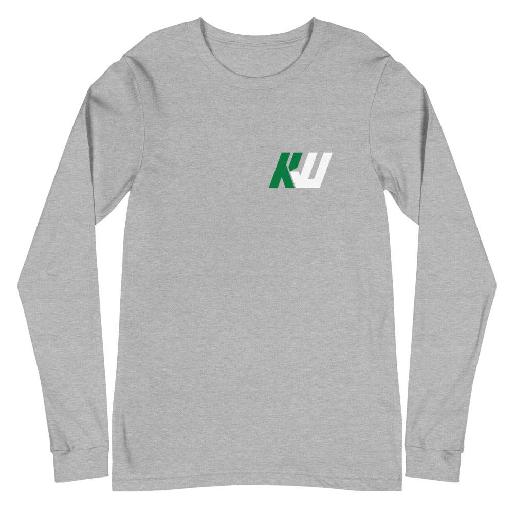 Kylee Watson "KW" Long Sleeve Tee - Fan Arch