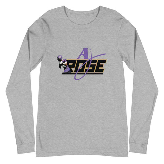 AJ Rose "Level Up" Long Sleeve Tee - Fan Arch