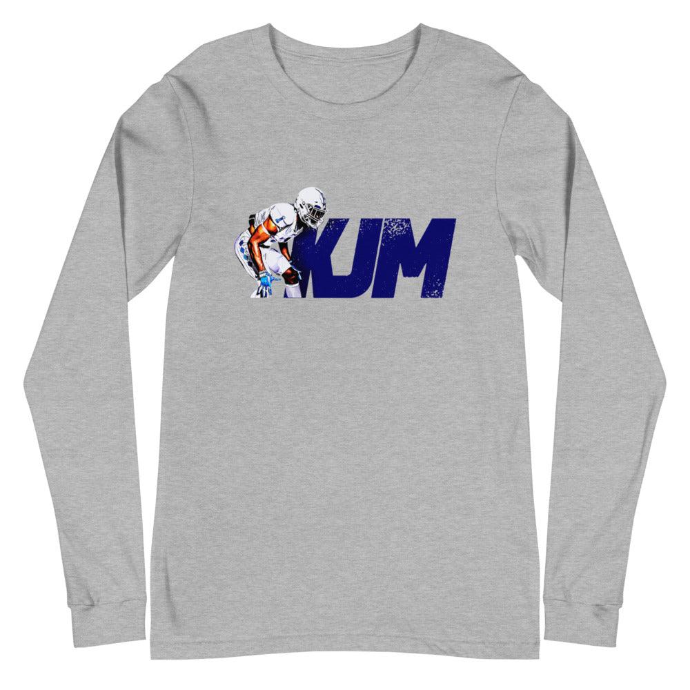 Kyler McMichael "KJM" Long Sleeve Tee - Fan Arch