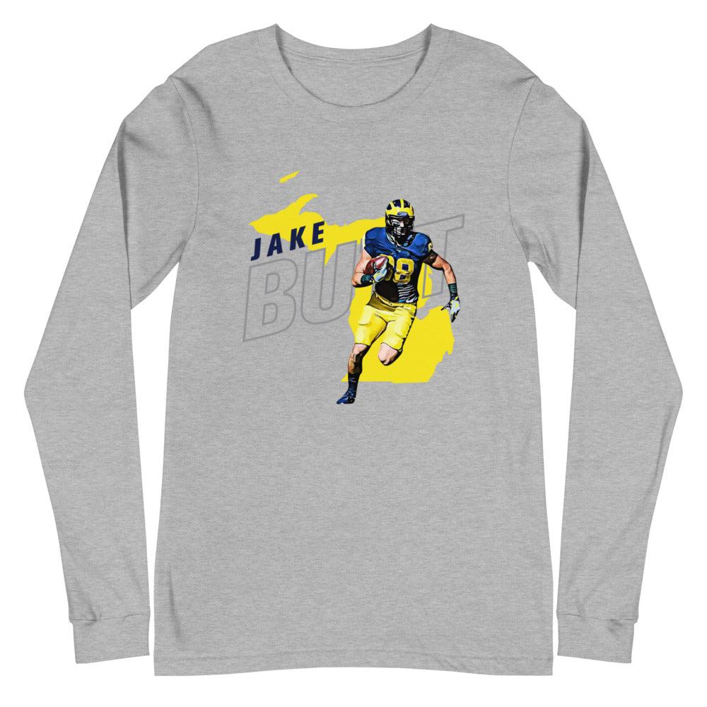 Jake Butt "Throwback" Long Sleeve Tee - Fan Arch