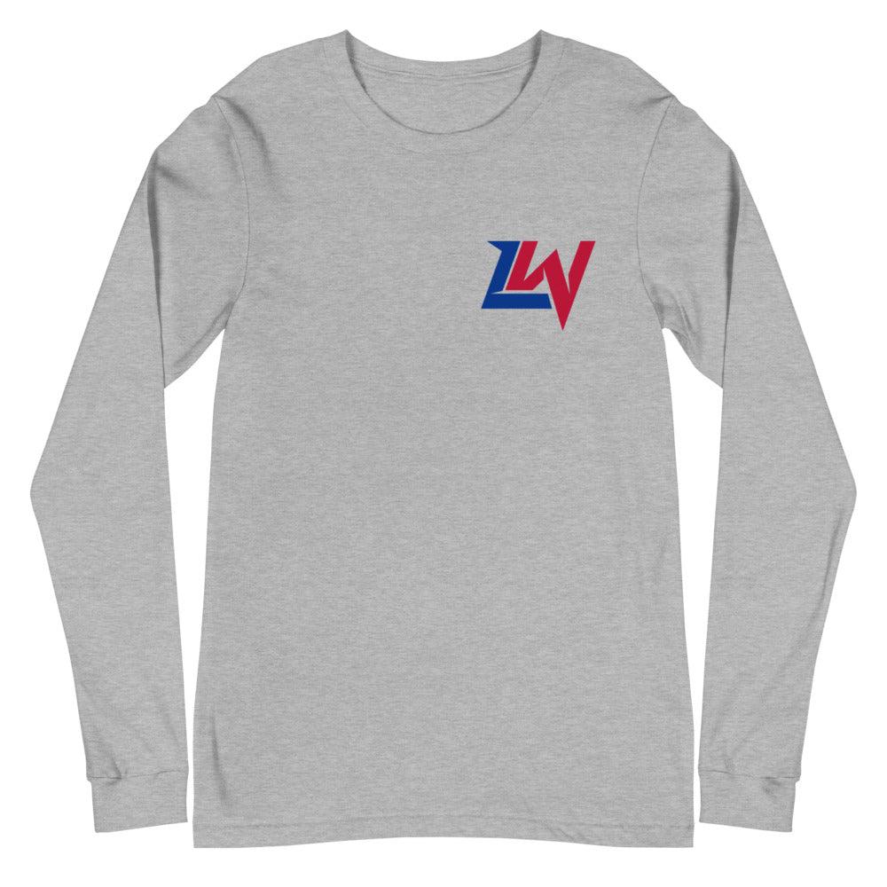 Levi Wallace "LW" Long Sleeve Tee - Fan Arch