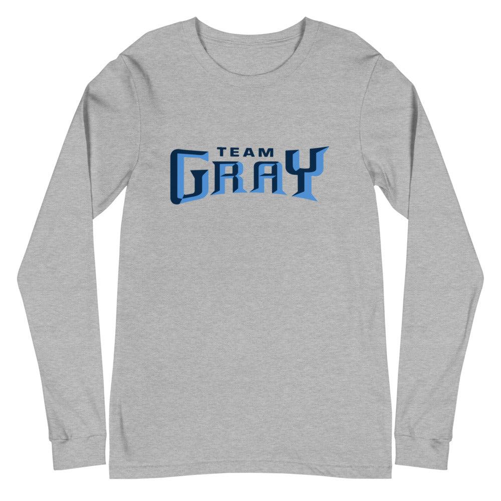 Derwin Gray "Team Gray" Long Sleeve Tee - Fan Arch