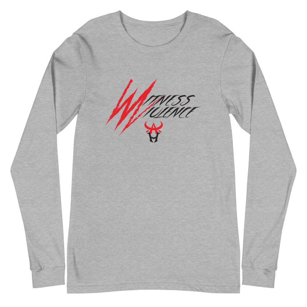 Andre Harrison "Witness Violence" Long Sleeve Tee - Fan Arch