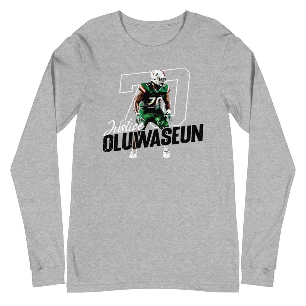 Justice Oluwaseun "Gameday" Long Sleeve Tee - Fan Arch