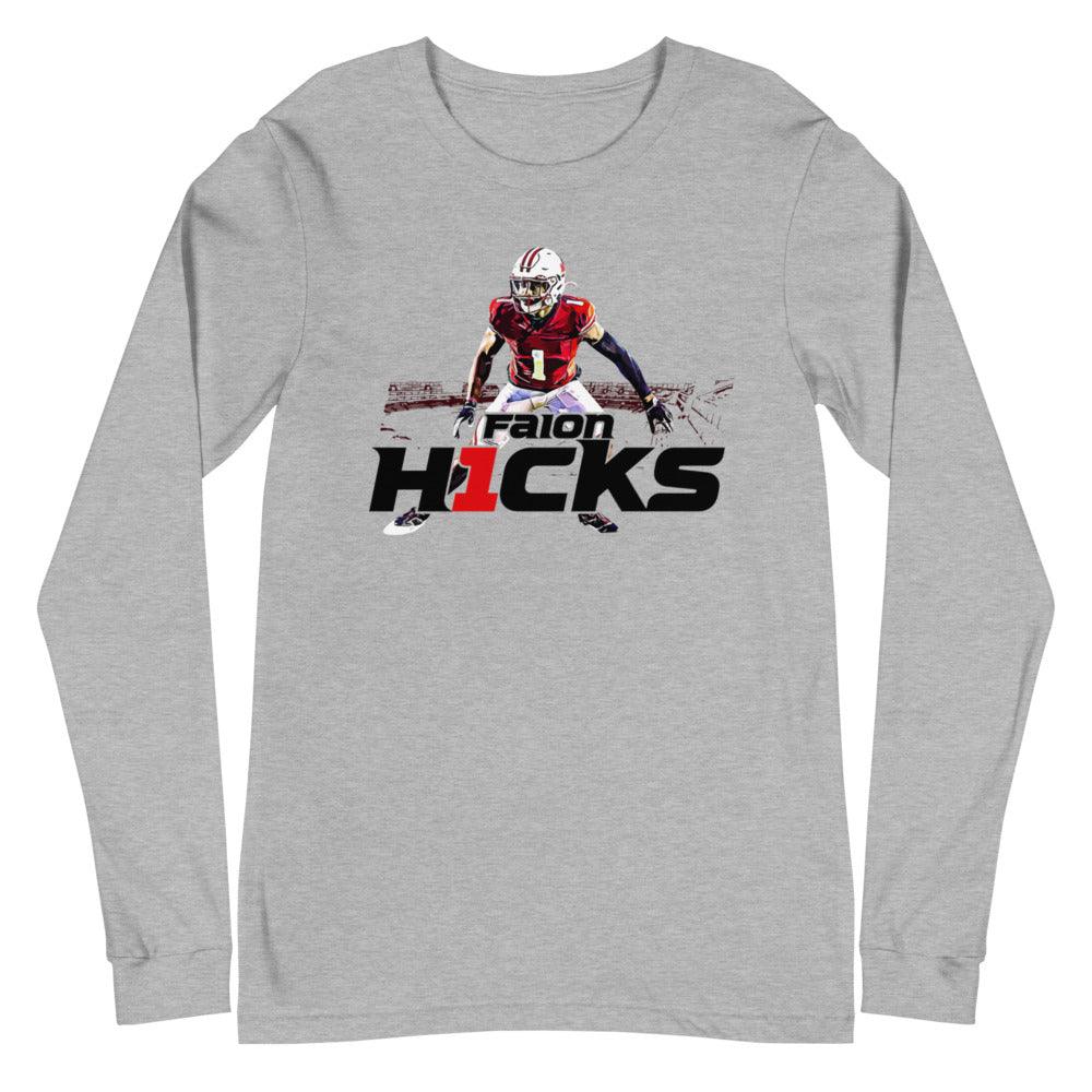 Faion Hicks "Gameday" Long Sleeve Tee - Fan Arch