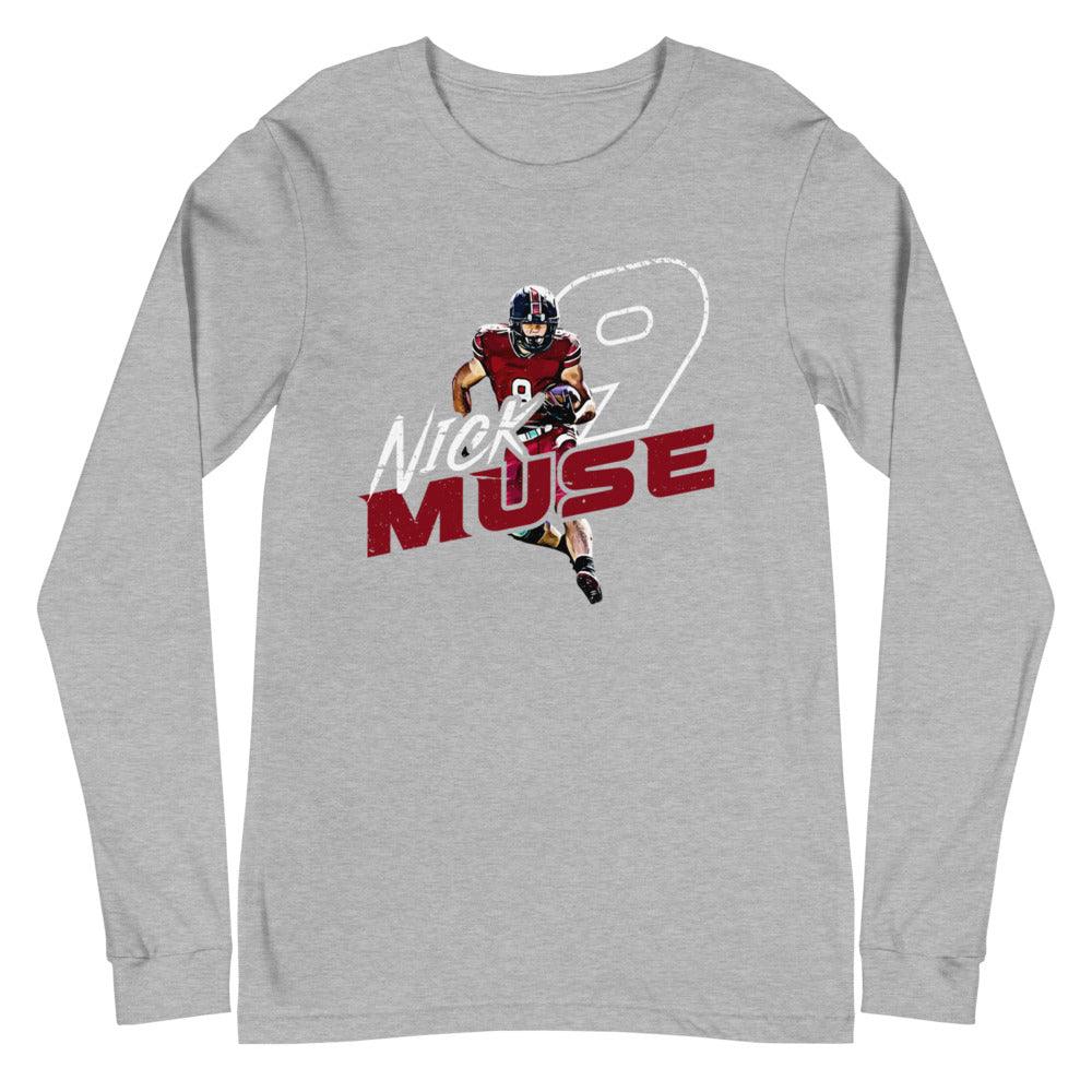 Nick Muse “Essential” Long Sleeve Tee - Fan Arch