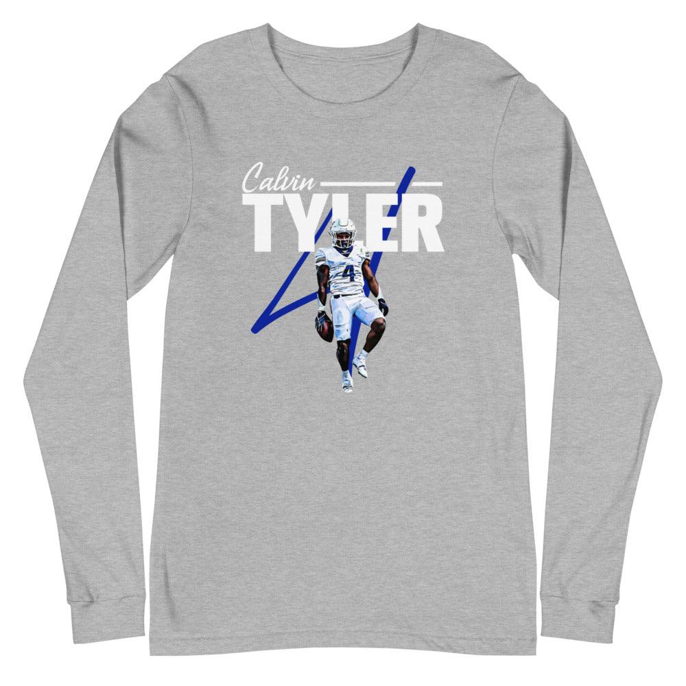 Calvin Tyler Jr. "4" Long Sleeve Tee - Fan Arch